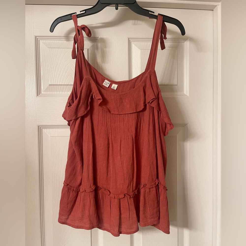 Melrose and Market Ruffle Tank Top